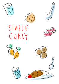 simple curry Theme cute