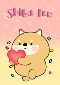 Little  Shiba Inu  In Pastel Theme