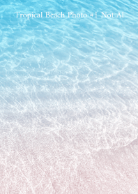 Tropical Beach Photo #1 Not AI