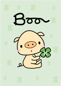 Boo~ and clover