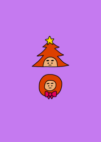 My thickened eyebrows Christmas Tree 4