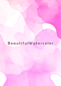 Beautiful Watercolor-PINK COLORFUL 13