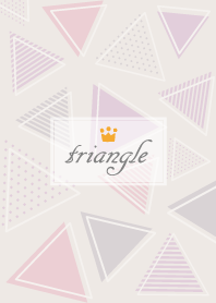 Triangle Crown'Beige'