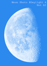 Real Moon #Daylight 4-9Not AI