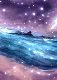 夜の月 月の海 #4jx_4。