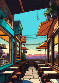 Cozy Coffee shop B586a2