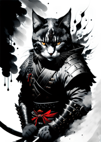 水墨猫武士 074c88