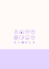 SIMPLE(beige purple)V.504b