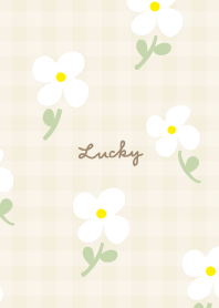 Check pattern flower garden22