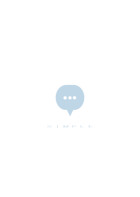 シンプル mini（white blue)V.1893