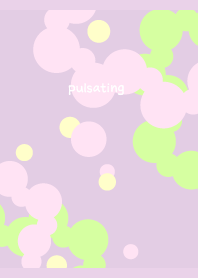 Pulsating yellow greenandpink on LP