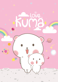 หมีคุมะ มินิ สีชมพู