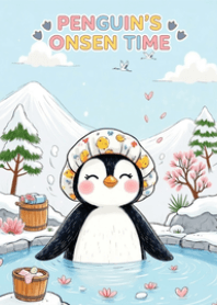 可愛的企鵝和美麗的大自然V.2