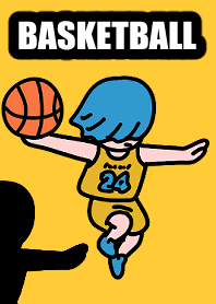 Basketball dunk 001 yellowyellow