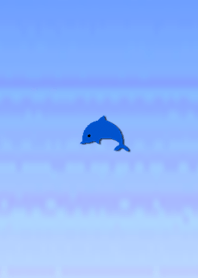 Simple dolphin icon 7