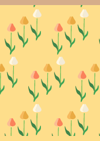 Elegant three color tulips B&Y