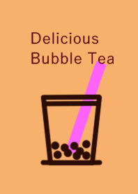 美味的珍珠奶茶