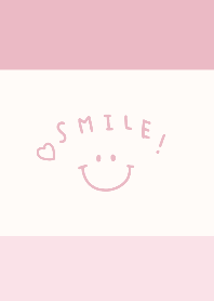 smile pink and ivory theme