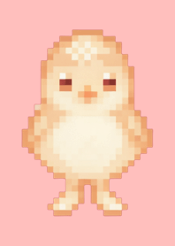 Chick Pixel Art Theme  Pink 02