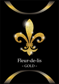 Fleur-de-lis GOLD Crest of the Lily 2