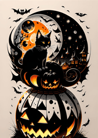 halloween cat 5fFD9C