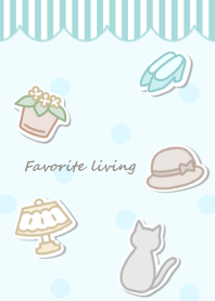 Favorite living -blue-