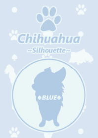 ♠Chihuahua ~Silhouette~BLUE♠