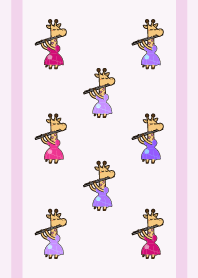 Colorful Giraffe Flute Theme