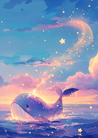 夢幻の星星鯨魚❤️