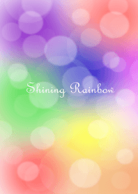 -White-Shining Rainbow Ball