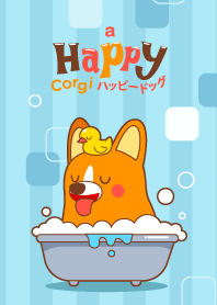A Happy Corgi : Bath Time