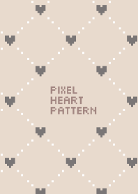 Pixel heart pattern 05