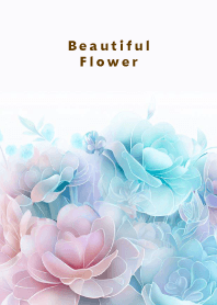 Beautiful Flower-PINK&BLUE- 37