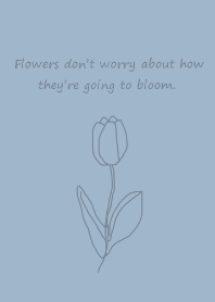 art tulip (blue beige)