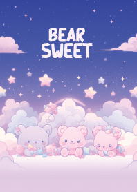 cute bear floating in the sky 5