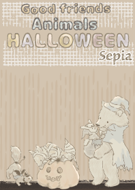 Good friends animals Halloween2019