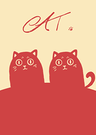 CAT.-紅.淡黃