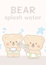 Bear on songkran day!