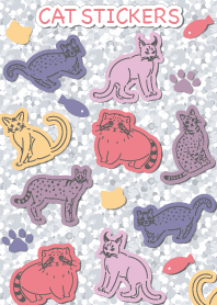 Cat Sticker Glitter Y2K Korean Gal 4