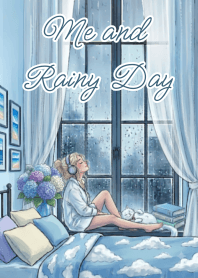Me and Rainy Day : Blue Hydrengea V2