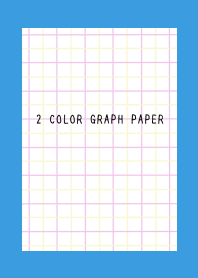 2 COLOR GRAPH PAPER/PINK&YEL/BLUE/YELLOW