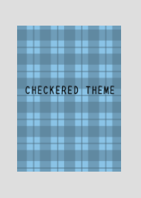 DUSTY BLUE CHECKERED THEMEj-GREY