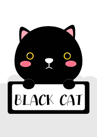 Simple Cute Love Black Cat Theme (jp)