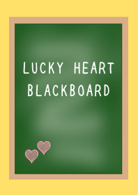 LUCKY HEART BLACKBOARD-YELLOW