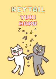 Yuki and Haru the cats.