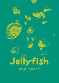 Jellyfish & heart Turquoise GRN