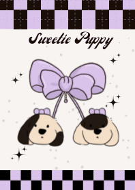 Cute puppy(purple )