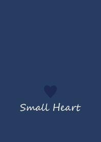Small Heart *Navy+Navy*