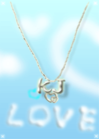 イニシャル K&J(ブルー2)左側