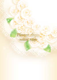 Flower dress -white rose- *
